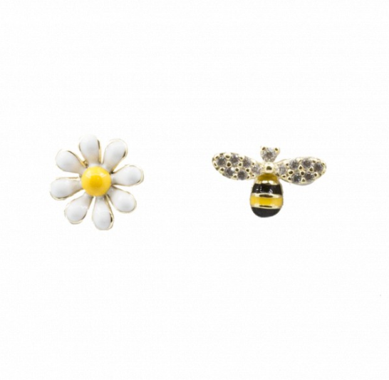 Bee and Daisy Mismatched Studs
