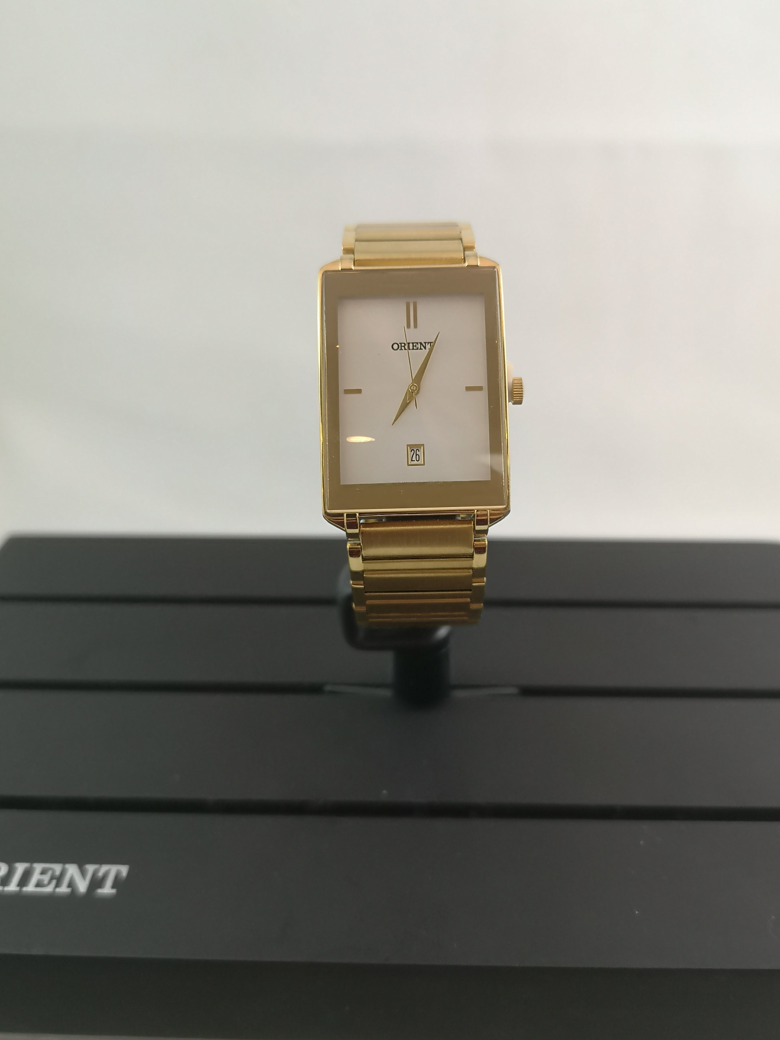 Orient watch best sale gold plated price