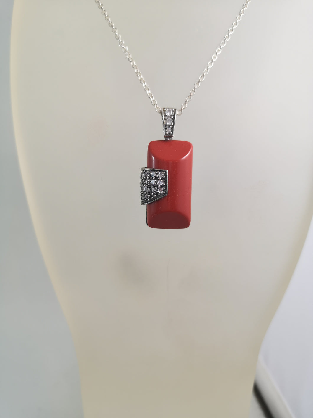 Italian Silver with Coral