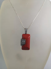 Load image into Gallery viewer, Italian Silver with Coral
